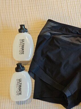 Black Athletic Running Shorts - Ultimate Direction